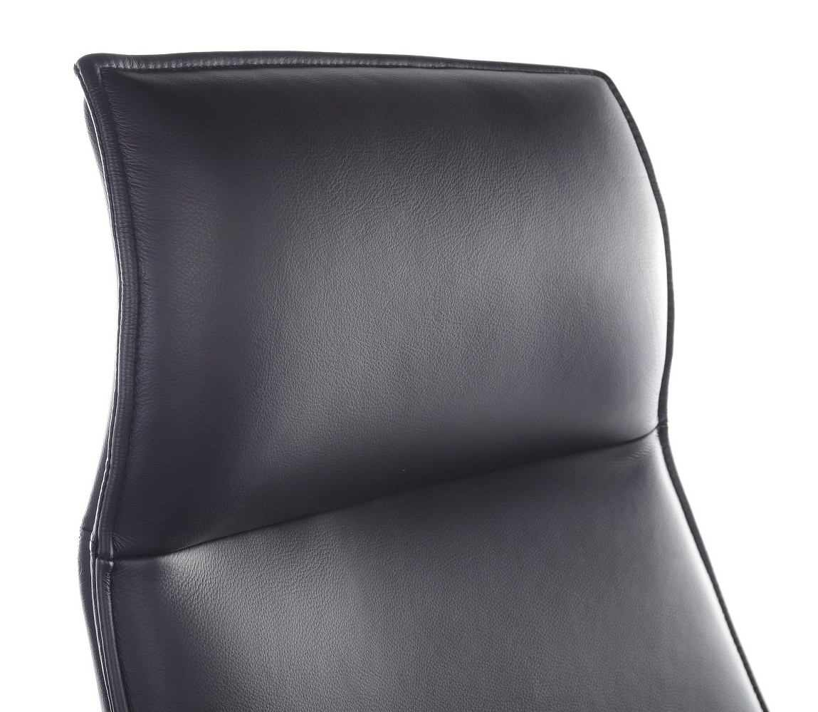 Подголовник кресла Rosso A1918 от RVdesign в чёрной натуральной коже